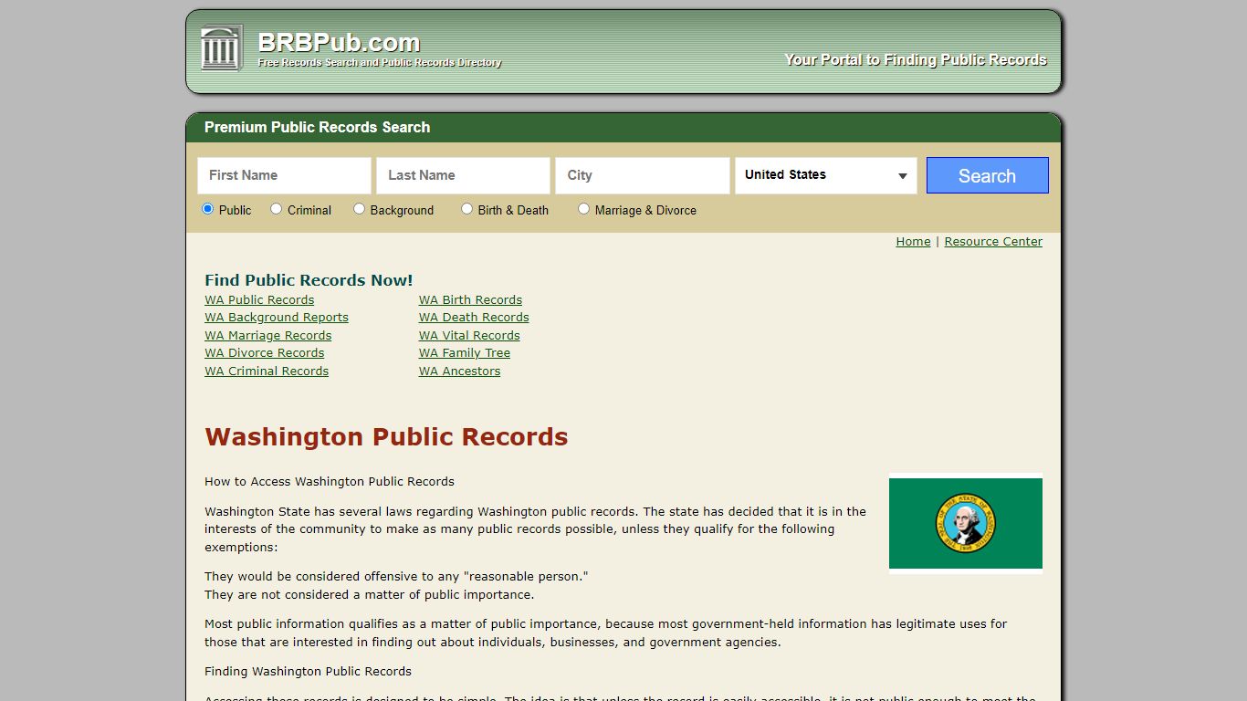 Free Washington Public Records | Search Criminal and Civil ...